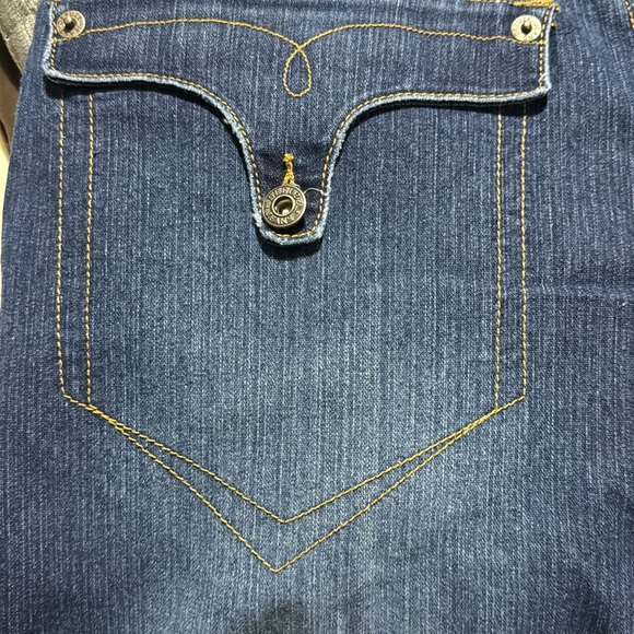 Defuse Blue Denim Skirt Size 17/18 - Picture 4 of 5